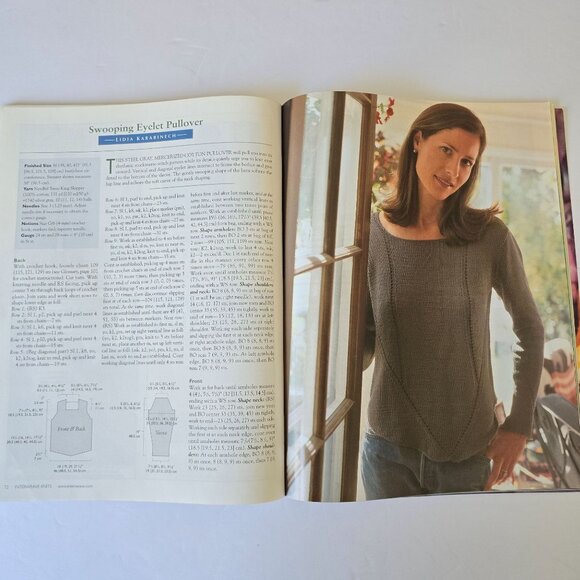 Interweave Knits Spring 2002 Magazine Featuring Knitting Patterns For Sweaters J - Picture 14 of 16